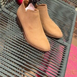 Tan Suede Ankle Boots